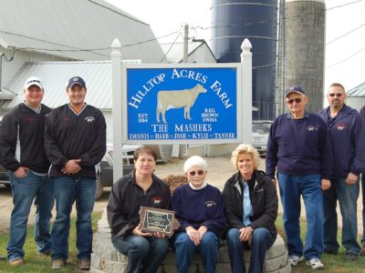 A - Mashek family recipients of Good Farm Neighbor award - best